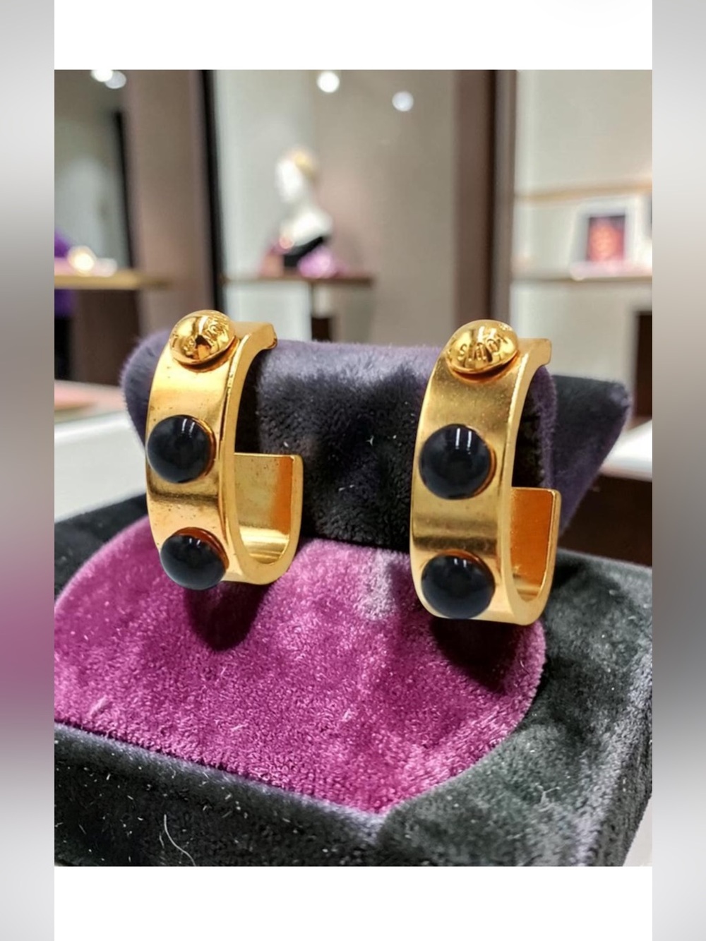 Louis Vuitton Hoop pierced Earrings